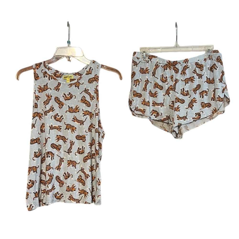 Women's Tiger Print Sleepwear Set